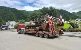 安吉县货运公司专注挖掘机运输
